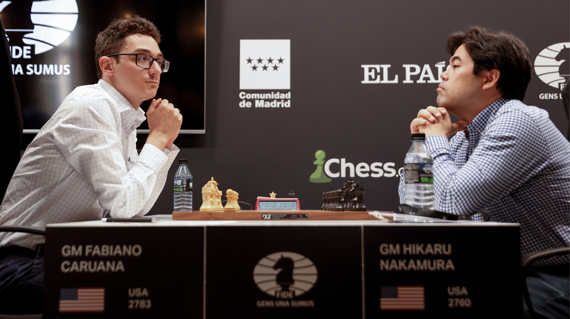 Фабіано Каруана та Хікару Накамура