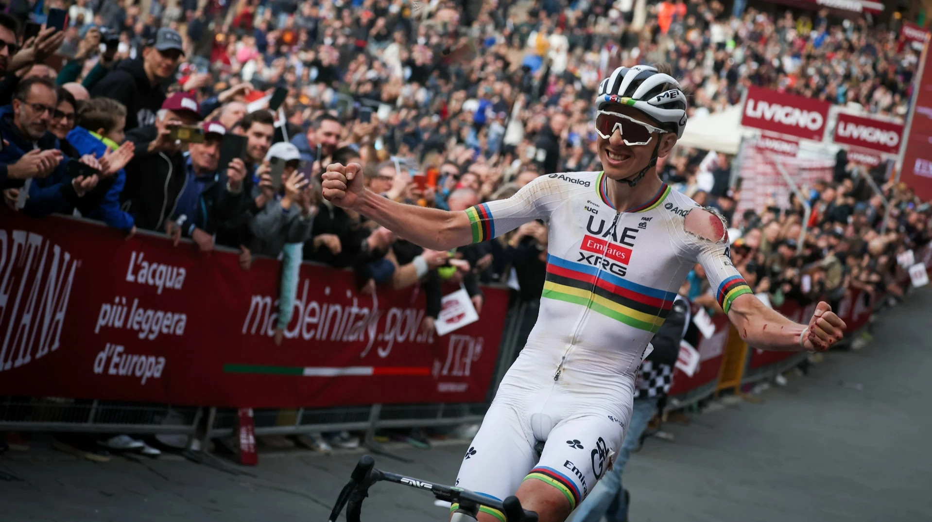 Погачар в героїчному стилі вперше в кар’єрі виграв Мілан – Сан Ремо