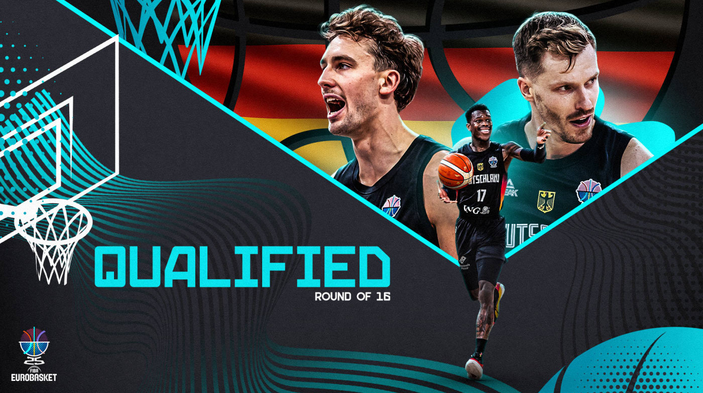 Германия стала первой командой, которая гарантировала себе плей-офф Евробаскета-2025