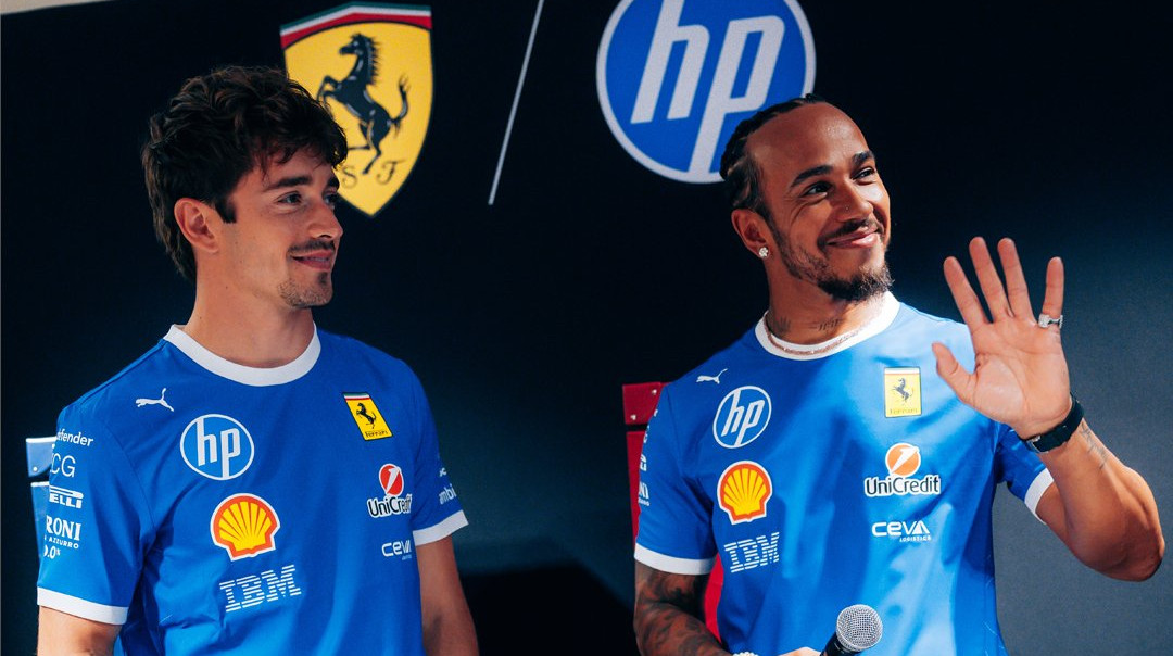 Шарль Леклер та Льюїс Гамільтон