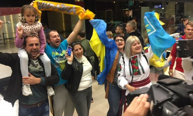 Як українську збірну зустрічали в Лісабоні