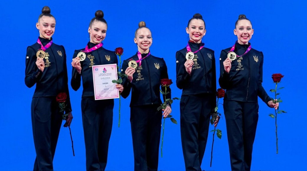 Україна показала найкращий результат у своїй історії в медальному заліку юніорського ЧС з художньої гімнастики