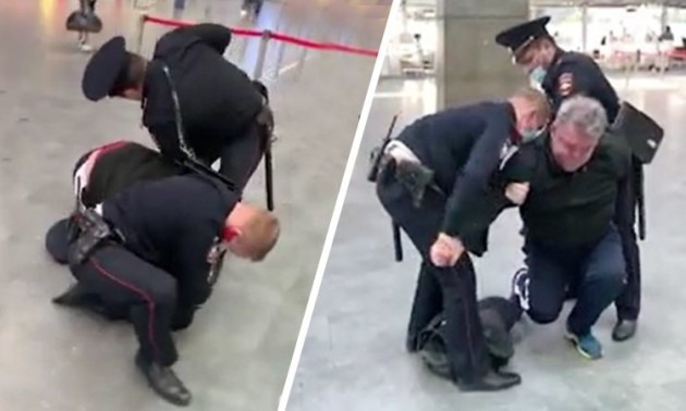 Заслуженого тренера Росії жорстко затримали в аеропорту за відмову вдягти маску