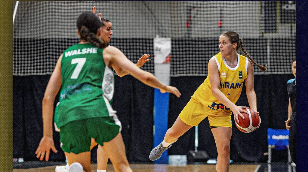 Женская сборная Украины U-20 проиграла Ирландии во втором матче Евробаскета-2025