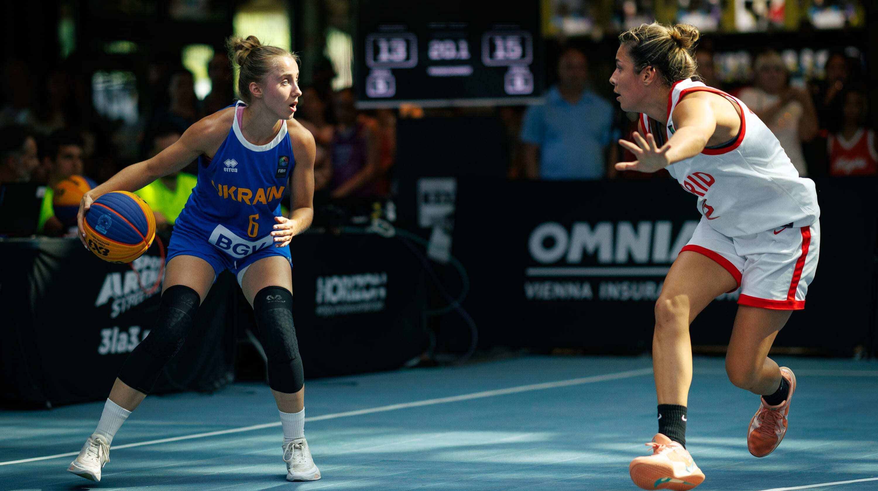 Сборная Украины потерпела поражение в полуфинале Женской серии 3х3