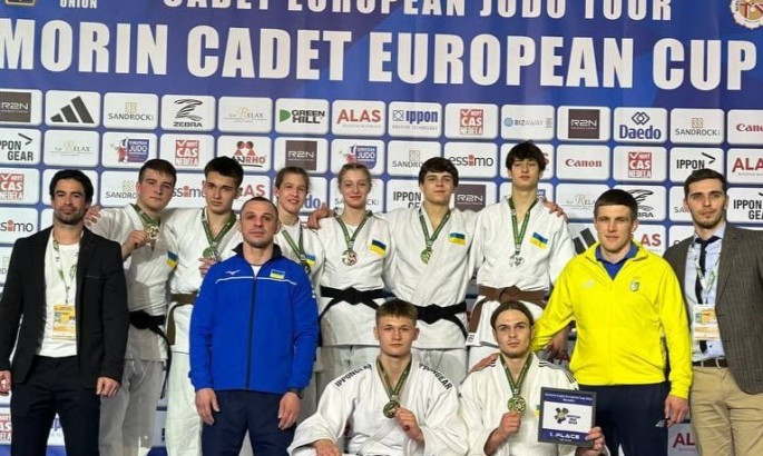 Збірна України виборола 14 нагород і стала найкращою на етапі Кубку Європи серед кадетів