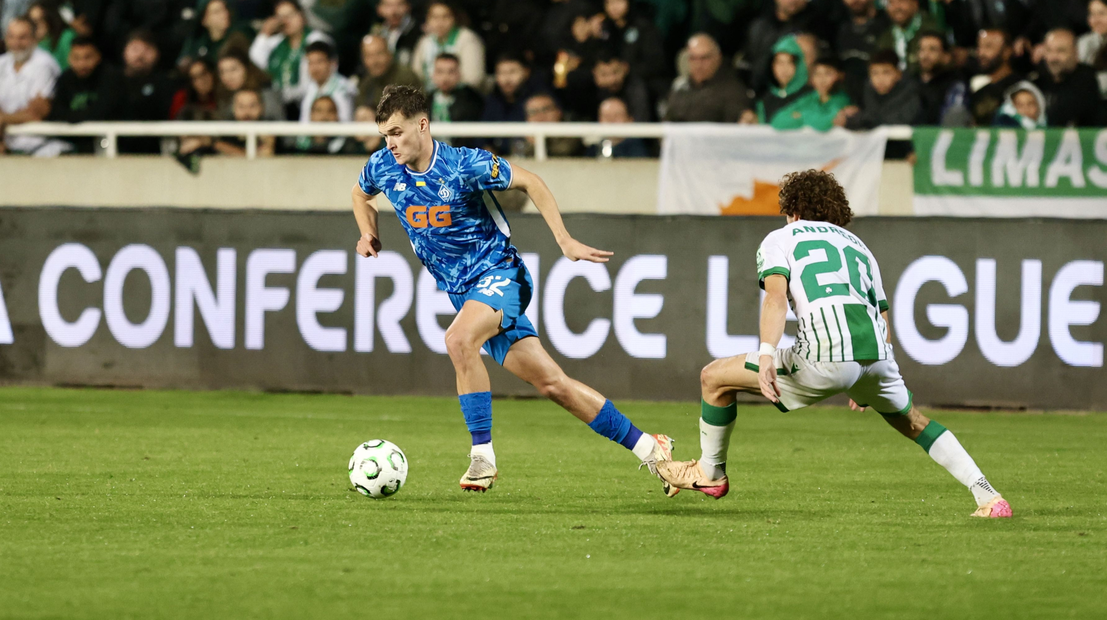 Сразу двое: определились лучшие игроки Динамо в матче Лиги конференций против Омонии