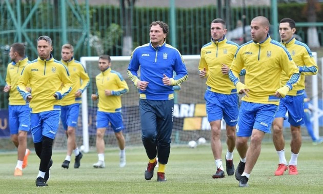 Збірна України провела перше тренування перед грою проти італійців. ВІДЕО