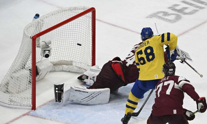 Збірна Швеції перемогла Латвію на олімпійському хокейному турнірі