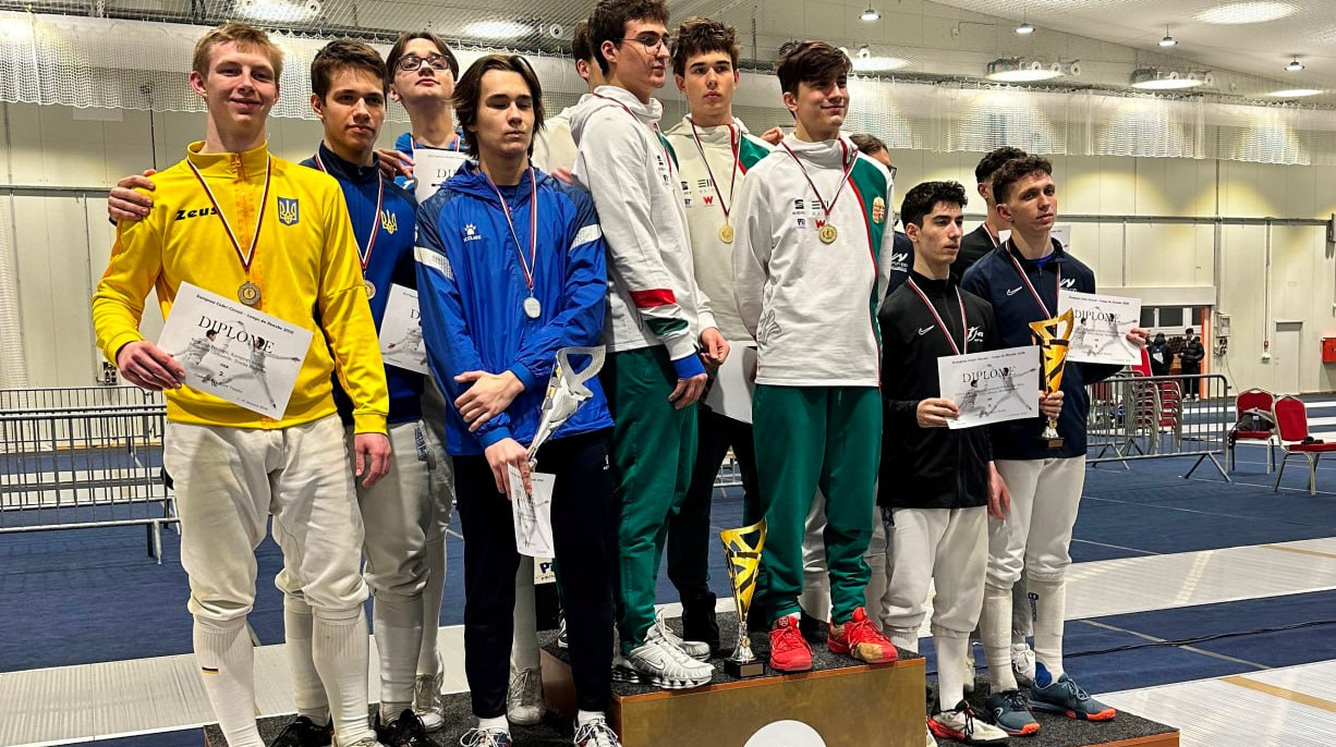 Кадетська збірна України здобула дві медалі в командних змаганнях на європейському турнірі в Словаччині