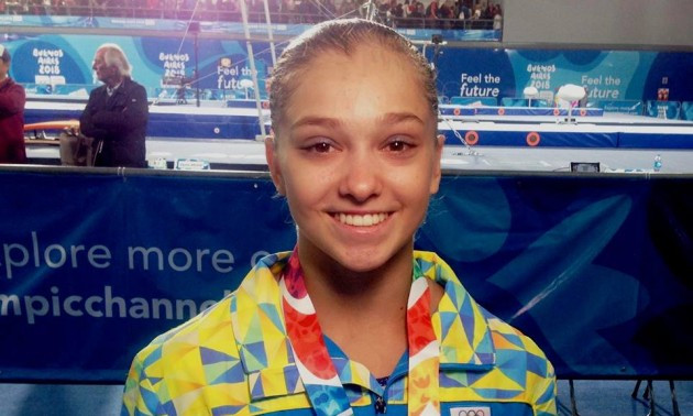 Історична медаль: Бачинська здобула бронзу в спортивній гімнастиці на юнацькій Олімпіаді