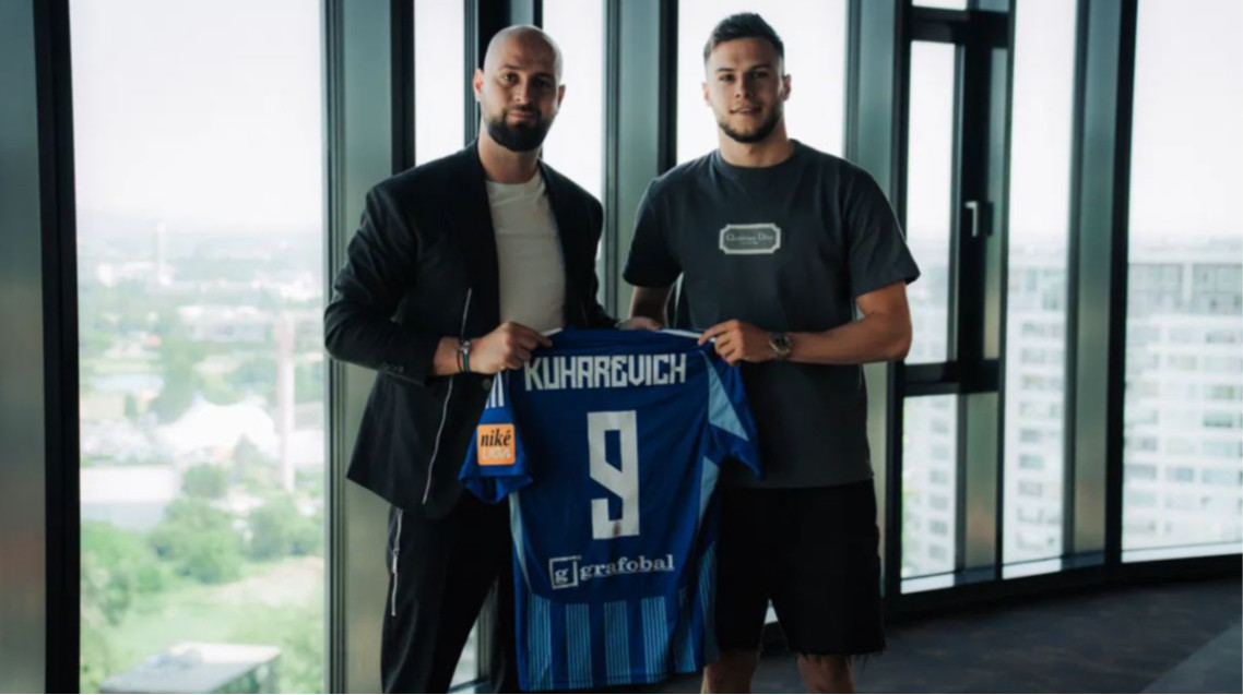 Кухаревич забил очередной гол за Слован