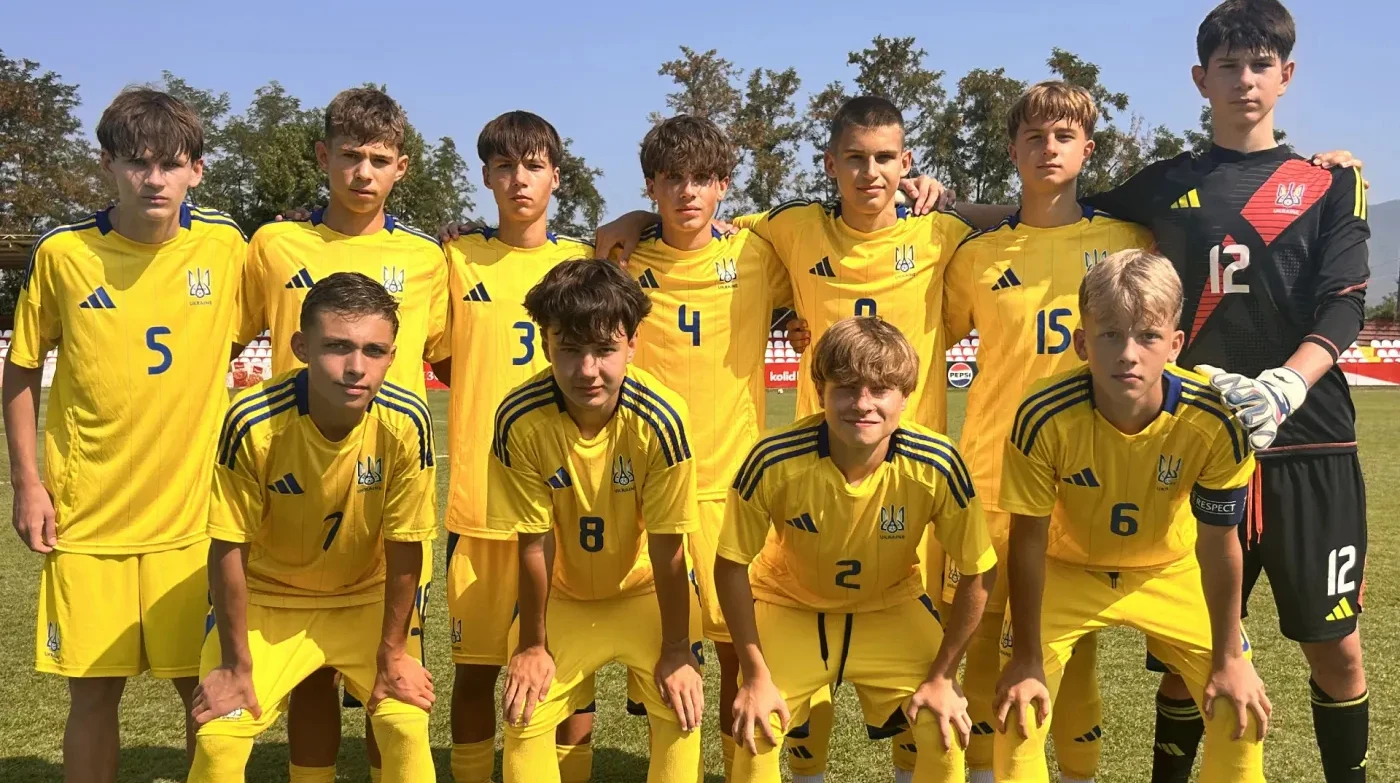 Юнацька збірна України U-15 перемогла Боснію і Герцеговину на турнірі розвитку УЄФА