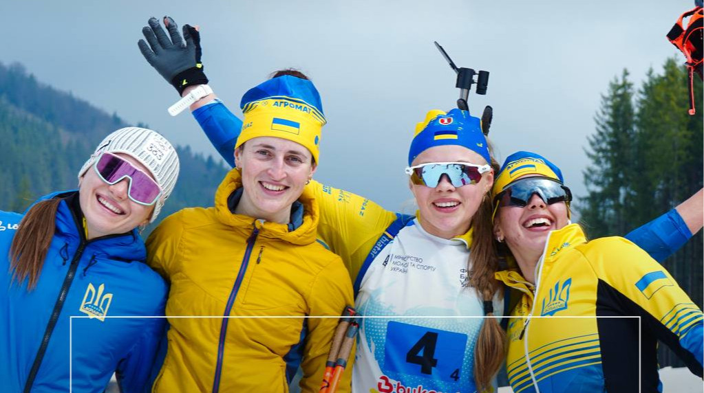 Київські біатлоністки стали чемпіонками України в естафеті, чоловічу гонку виграла команда Тернопільщини