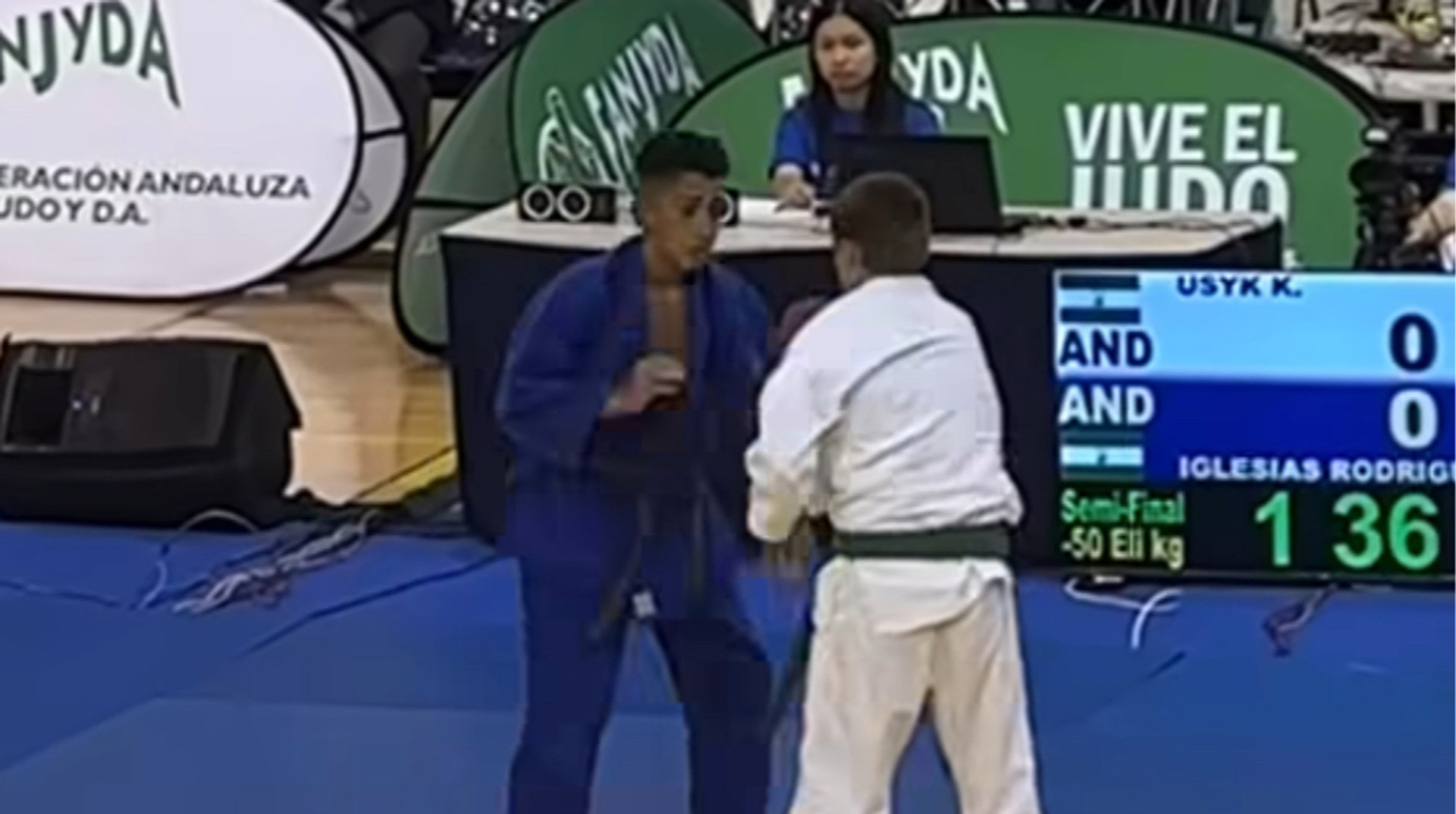 Сын Усика стал серебряным призером Кубка Испании по дзюдо