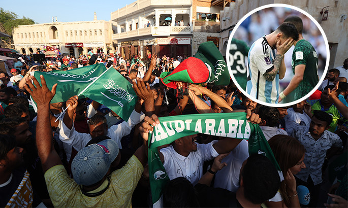 Де Мессі? Фанати Саудівської Аравії вигадали кричалку після перемоги над Аргентиною