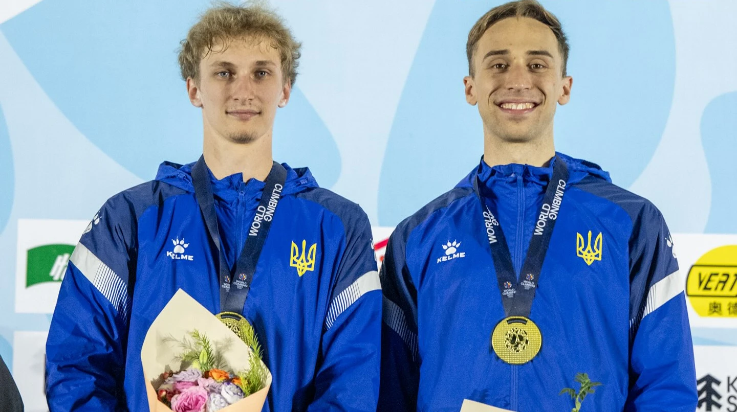 Українські скелелази двічі побили рекорд Європи та виграли золоті медалі на етапі World Climbing Series