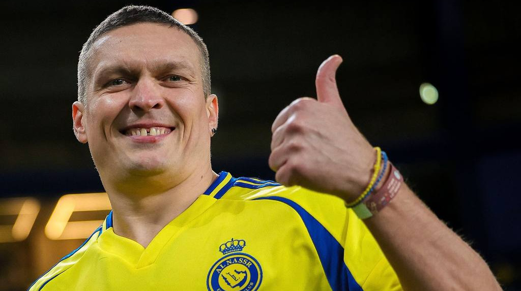 Усик посетил матч Аль-Насра Роналду
