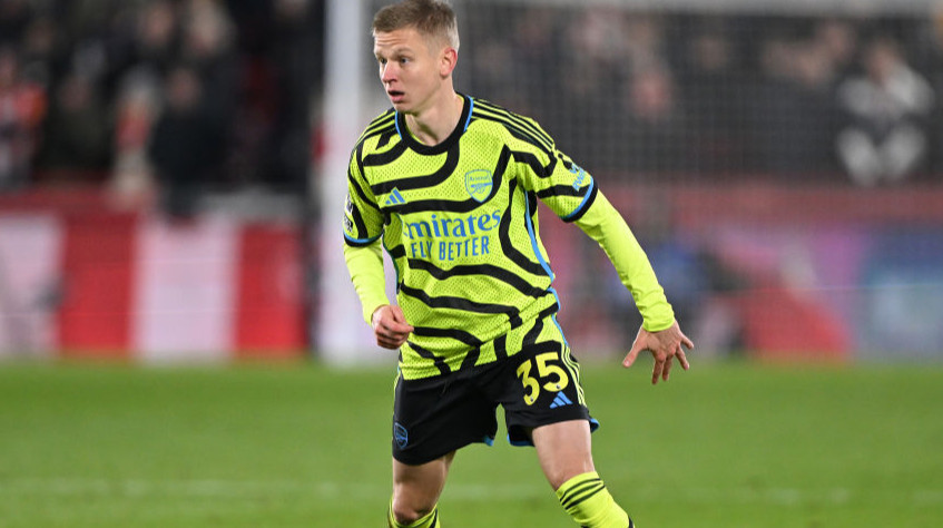 Олександр Зінченко розпочне у стартовому складі Арсенала матч з Динамо Загреб