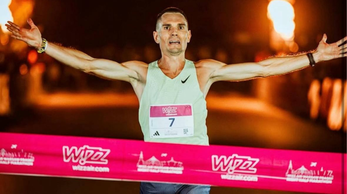 🥇Украинец Мевша стал победителем полумарафона Halfmrathon Praski и побил два рекорда