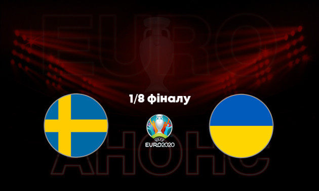 Євро-2020. Швеція - Україна: анонс і прогноз матчу 1/8 фіналу