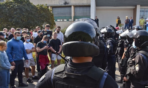 У Києві поліція побила студентів Олімпійського коледжу