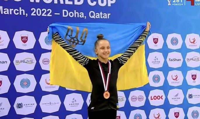 Українська гімнастка відмовилася підніматися на подіум разом із російськими спортсменками