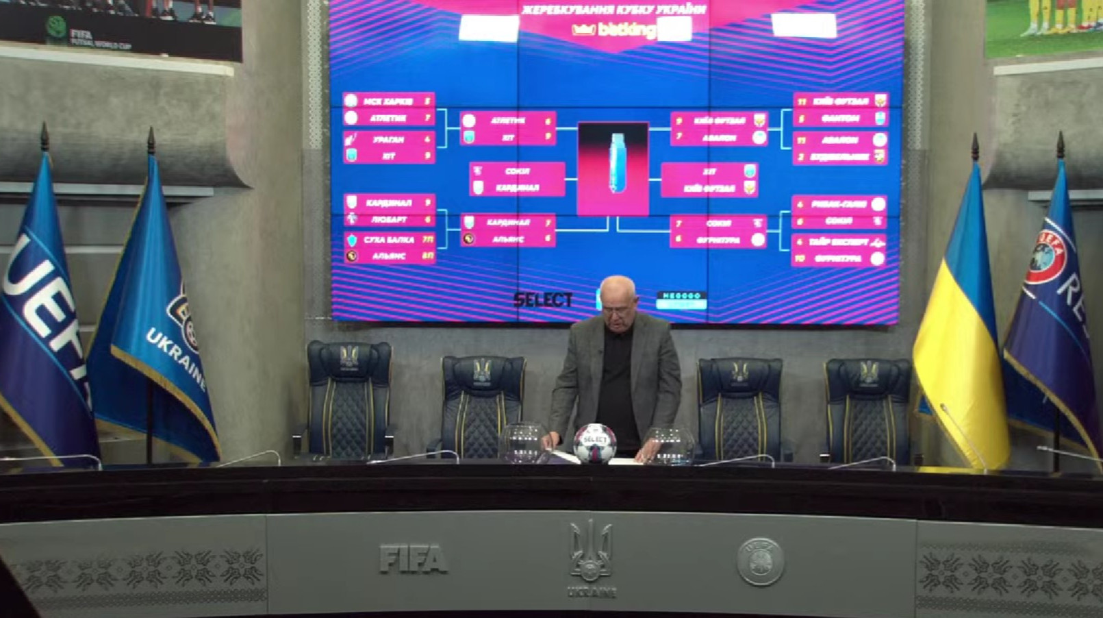 Определились полуфинальные пары Кубка Украины по футзалу