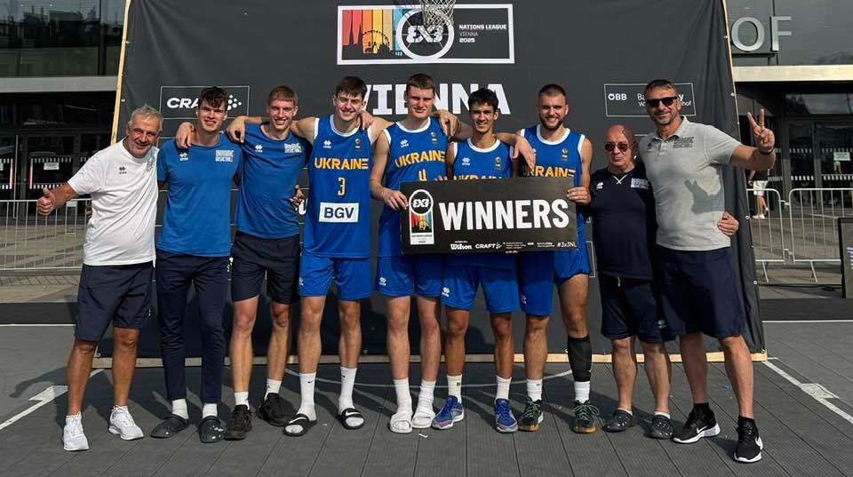 Чоловіча та жіноча збірні України U-23 фінішували у трійці кращих у своїй конференції Ліги націй 3х3