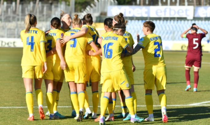 Збірна України розгромила Болгарію у плей-оф жіночої Ліги націй