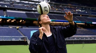 Свьонтек запалила на Бернабеу: зіркова тенісистка показала свої футбольні навички