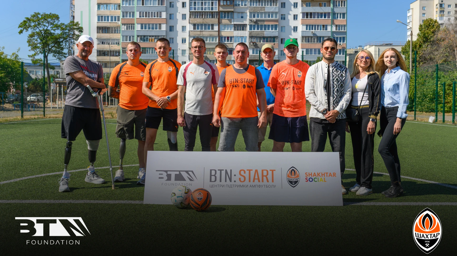 Shakhtar Social і BTN Foundation відкрили в Ірпені перший майданчик BTN:Start для ампфутболу