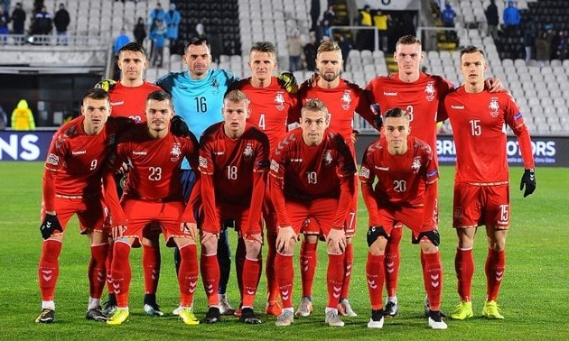 Литва оголосила склад на матч відбору Євро-2020 проти України
