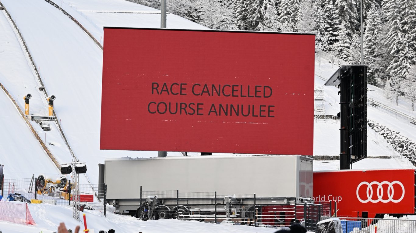 У Куршевелі скасували другу поспіль гонку гірськолижного Кубку світу