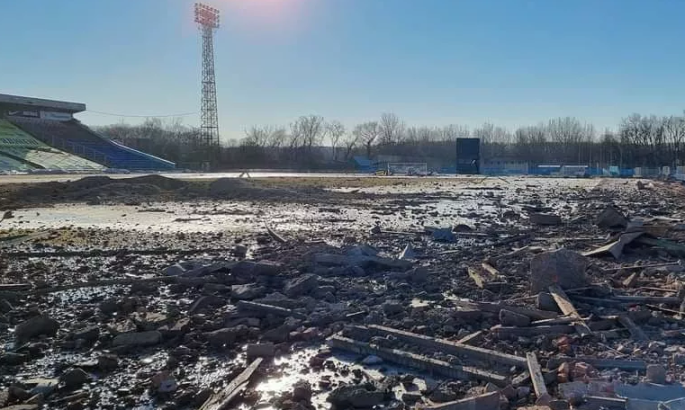Дорошко: Зруйнований ворогом стадіон у Чернігові не підлягає відновленню