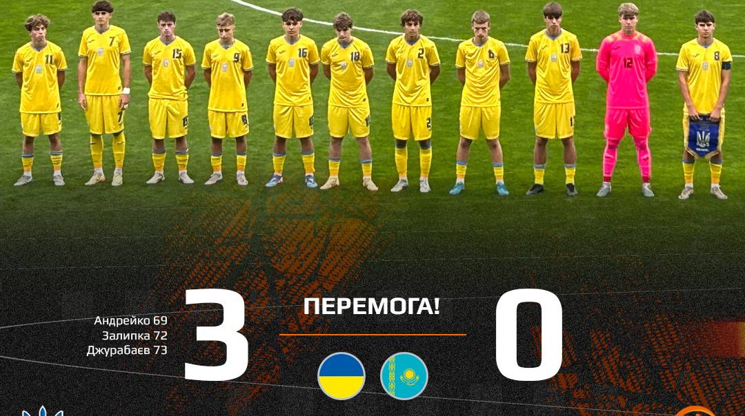 Україна U-17 за 4 хвилини розгромила Казахстан і здобула путівку в наступний раунд відбору на Євро-2025