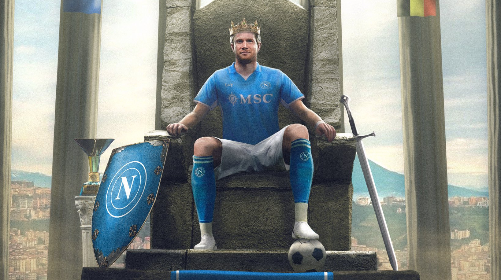 Наполі може віддати Де Брейне номер, під яким грав Марадона