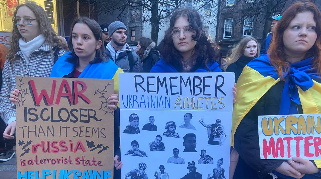 У Шотландії вшанували загиблих українських спортсменів, про яких світу нагадав Гераскевич