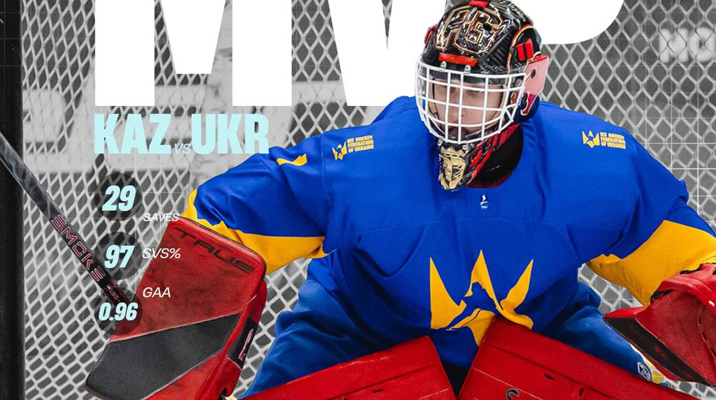 Здійснив 29 сейвів: Левшин став найкращим гравцем збірної України у переможному матчі проти Казахстану