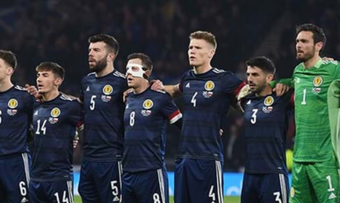 Збірна Шотландії оголосила склад на матч з Україною