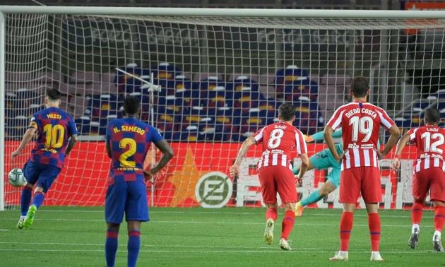Барселона у матчі трьома пенальті не змогла переграти Атлетіко у 33 турі Ла-Ліги