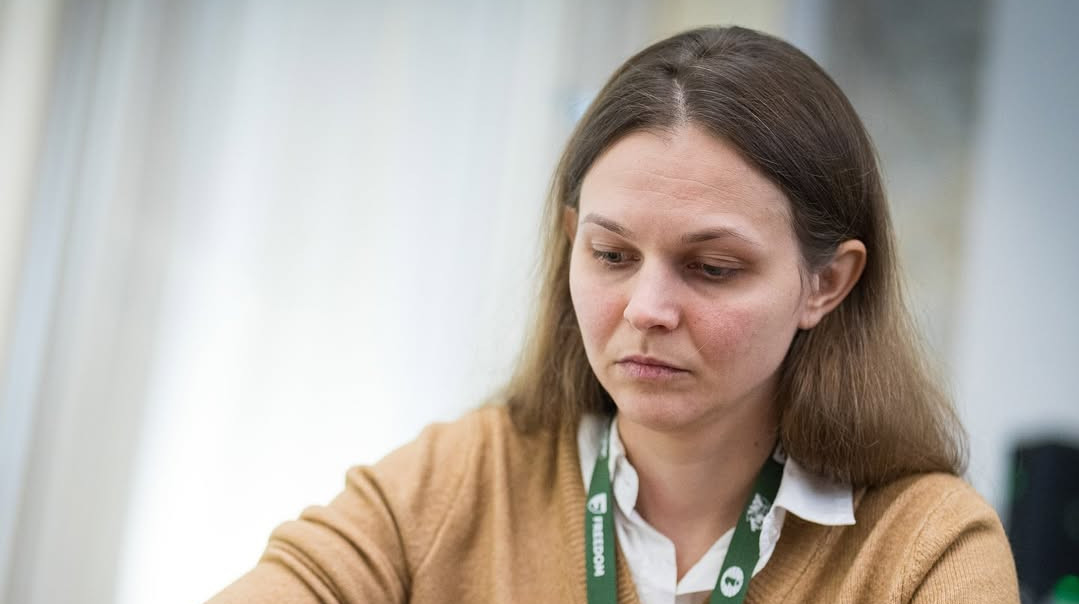 Muzychuk played a draw with Salimova and retained shaky leadership at the Grand Prix stage