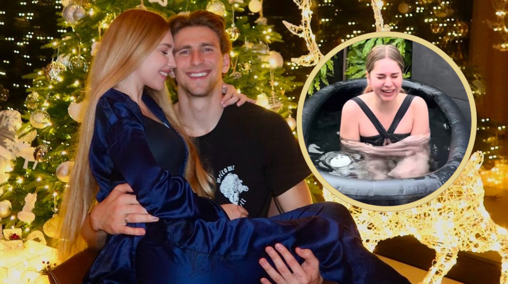 Протрималася 10 секунд: дружина Забарного спробувала повторити ризикований челендж