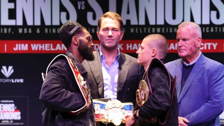 Енніс та Станіоніс пройшли процедуру зважування напередодні бою