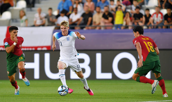 Збірна Англії здолала Португалію у чвертьфіналі Євро-2023 U-21