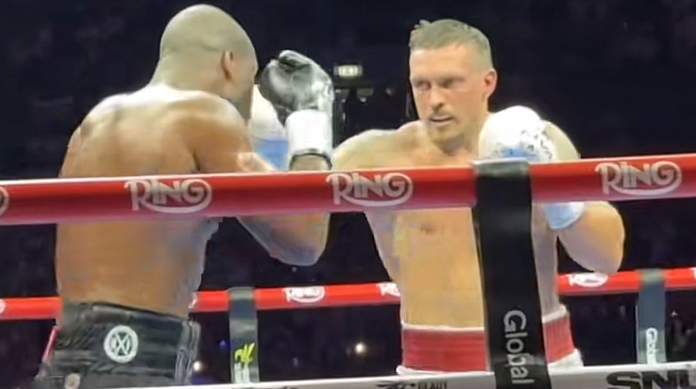 Шикарний ракурс нокауту: Усик поділився ексклюзивним моментом перемоги над Дюбуа