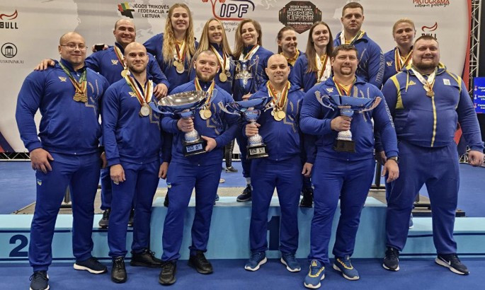 Збірна України з пауерліфтингу виграла загальний залік чемпіонату світу