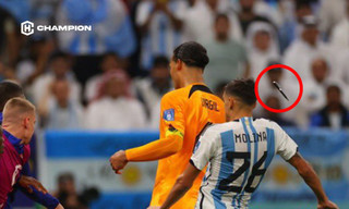 У гравця збірної Аргентини кинули ручку з лави запасних під час матчу з Нідерландами - ФОТО