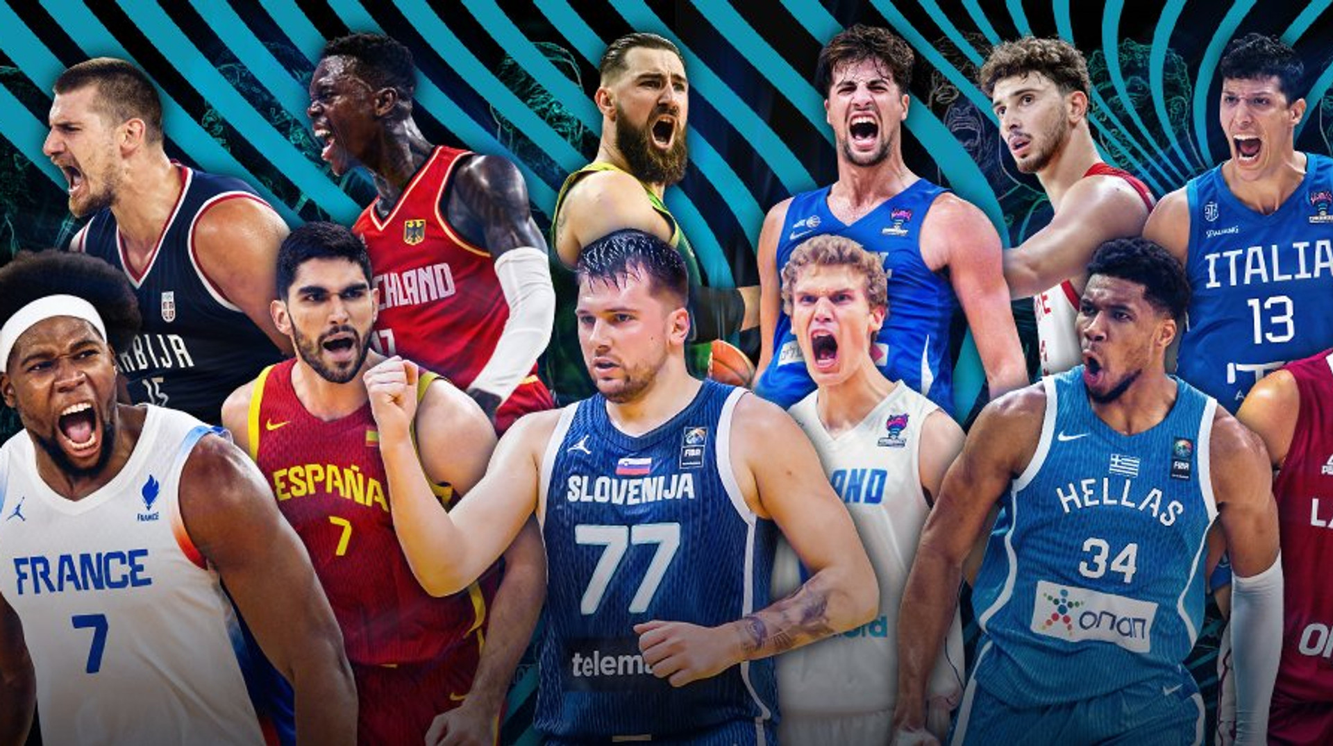 Самотній Дончич, Йокич веде Сербію до перемоги, інші фаворити: анонс Євробаскета-2025