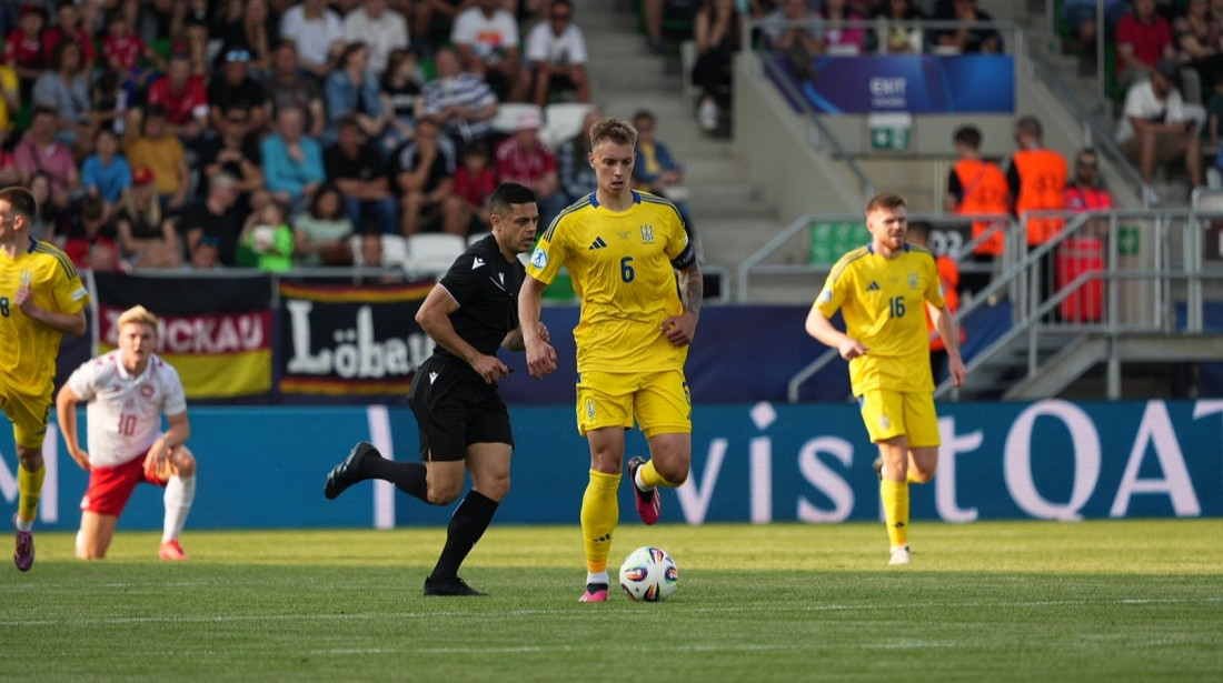 Визначився найкращий гравець матчу молодіжного Євро-2025 між Україною та Данією